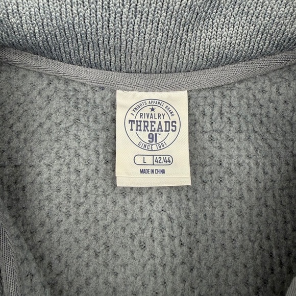 Rivalry Threads Notre Dame Fighting Irish Fleece Jacket Men's L College Gear - Picture 5 of 10